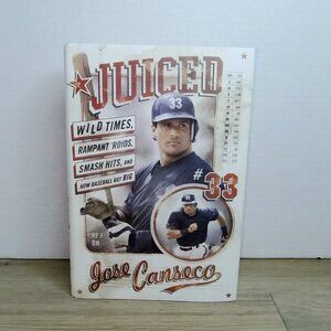 JOSE CANSECO Juiced First Edition First Printing Hardcover Book